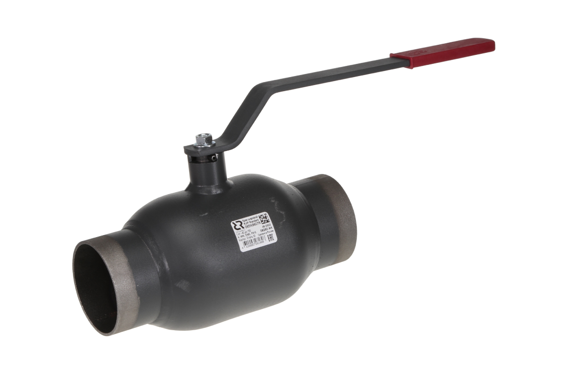 Ридан RJIP Standard 065N9603SR — Кран шаровой WW DN32 PN16 (приварной, с рукояткой, стандартный проход)