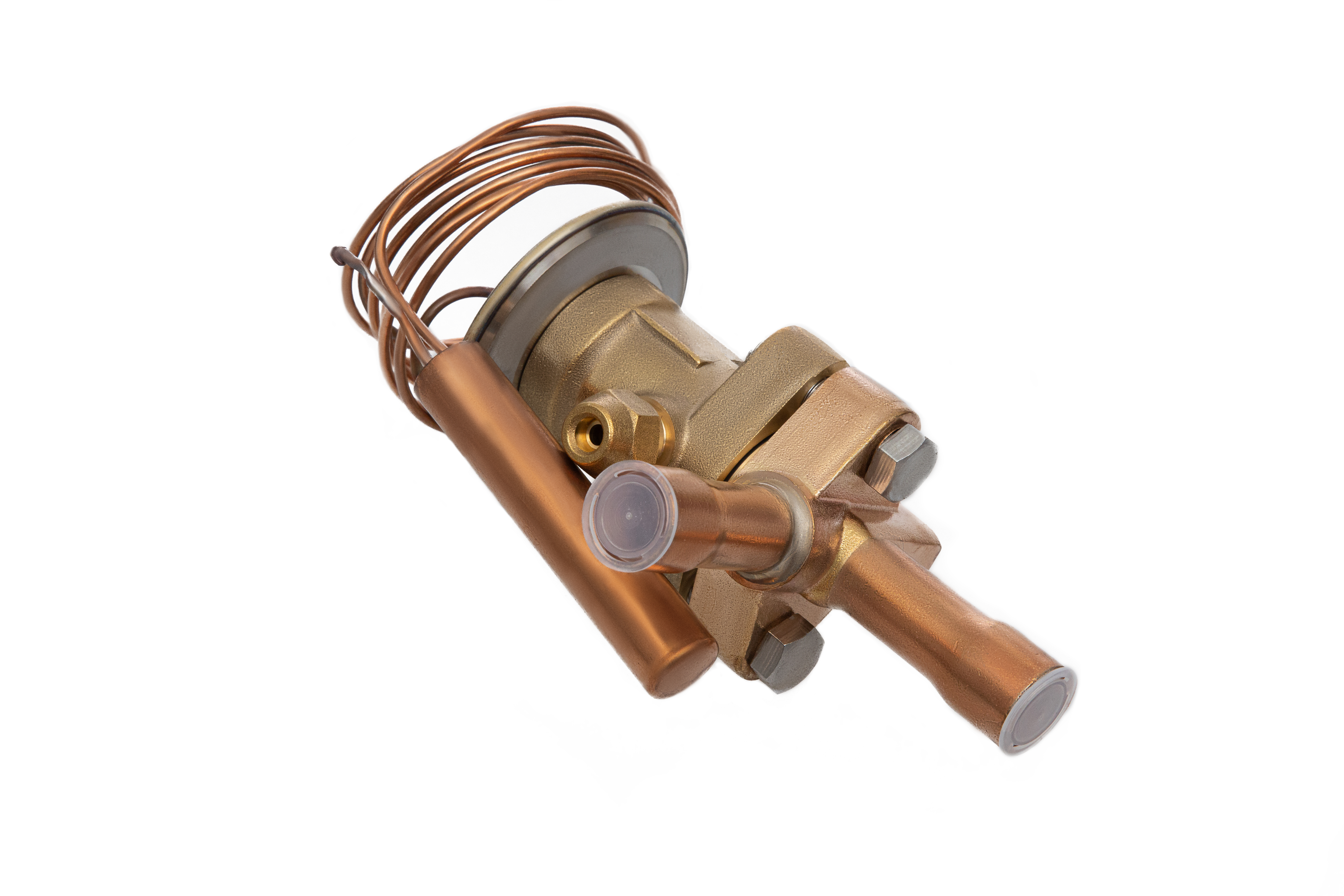 Ридан 069B4100R — Клапан терморегулирующий TE5-0.5, R407C, T кипения -40...10 ℃, угловой, присоединительные патрубки 5/8"