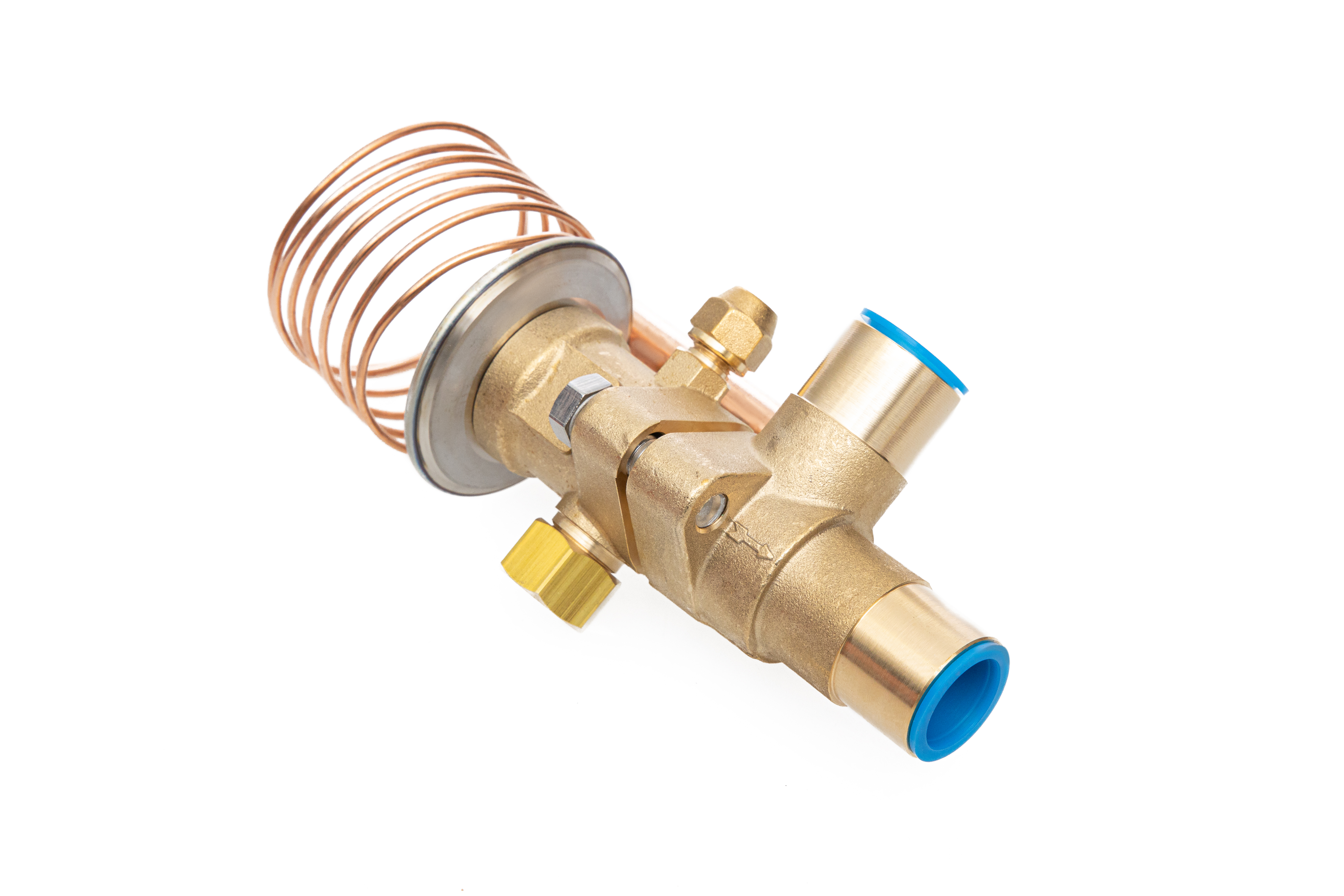 Ридан 069B4208R — Клапан терморегулирующий TE12-8, R407C, T кипения -40...10 ℃, угловой, присоединительные патрубки 7/8"