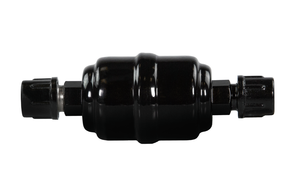 Ридан 023B8015R — Герметичный фильтр-осушитель с шариковой засыпкой DGL 163, присоединительные патрубки 3/8", под отбортовку