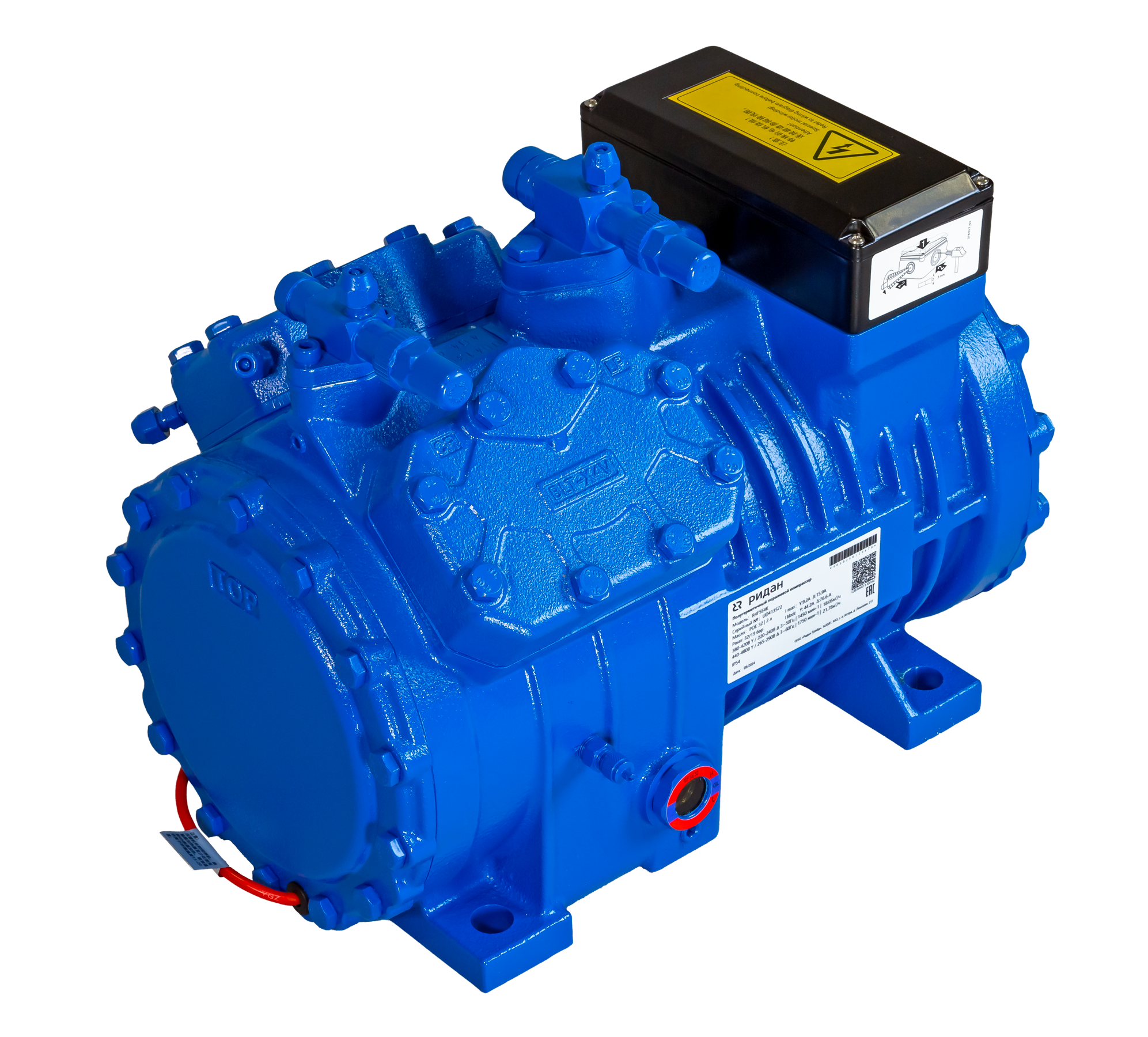 Ридан 171R2411 — Полугерметичный поршневой компрессор R4F5E4K