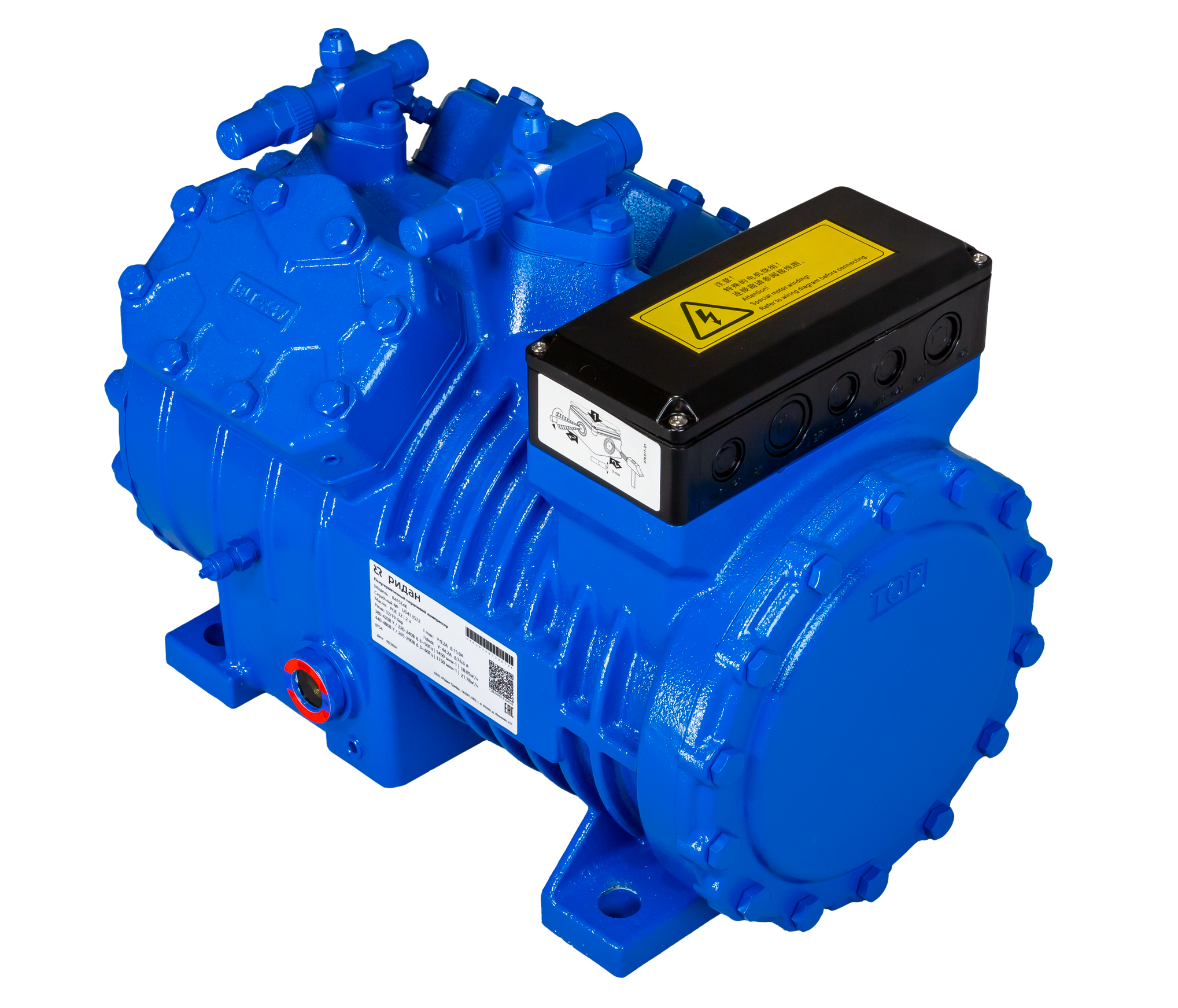 Ридан 171R2412 — Полугерметичный поршневой компрессор R4E6E4K