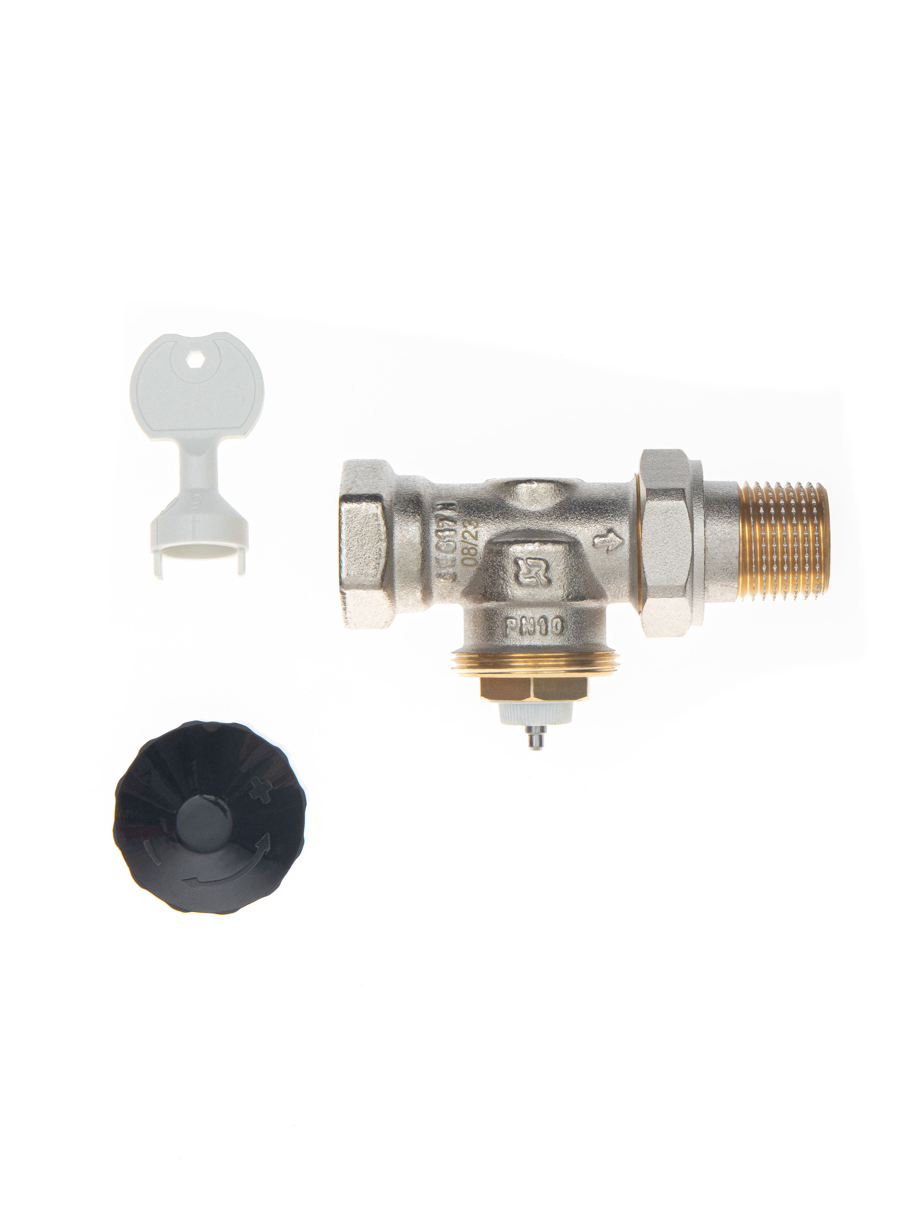 Ридан 013G4904R — Комплект для двухтрубной системы отопления: клапан TR-N Ду15 прямой и терморегулятор TR 9001 Ultra