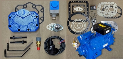 Аксессуары и запчасти для полугерметичных компрессоров Ридан