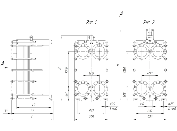 Теплообменник Ридан НН№81 ДУ 300